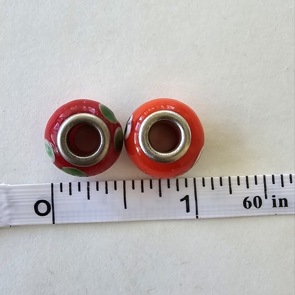 📿 Glass Blown Flower Beads - Picture 6 of 6